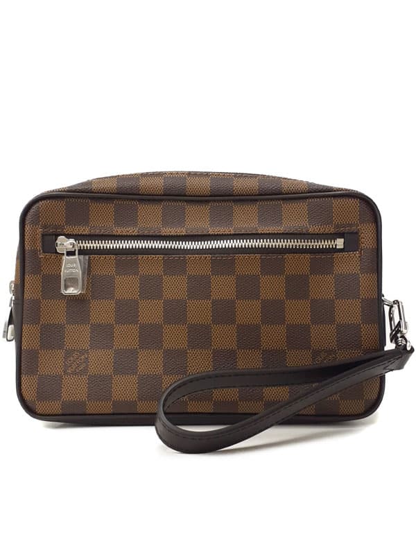 LOUIS VUITTON LOUIS VUITTONDamier Pochette Kasai N41663 Men's Second Bag 1 Week Warranty