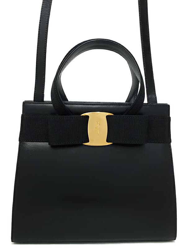【Salvatore Ferragamo】Ferragamo『Vara Ribbon 2-Way Handbag』21 4178 Ladies 2-Way Bag 1 Week Warranty