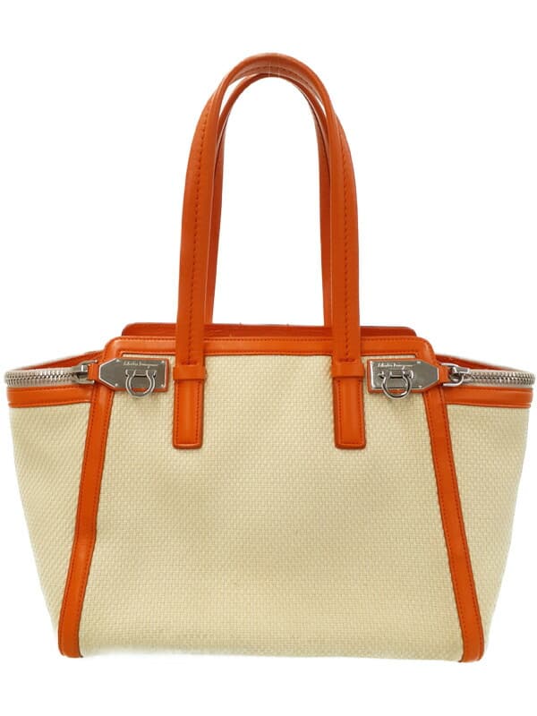 【Salvatore Ferragamo】Ferragamo『Gancini Tote Bag』21 E456 Ladies 1 Week Warranty