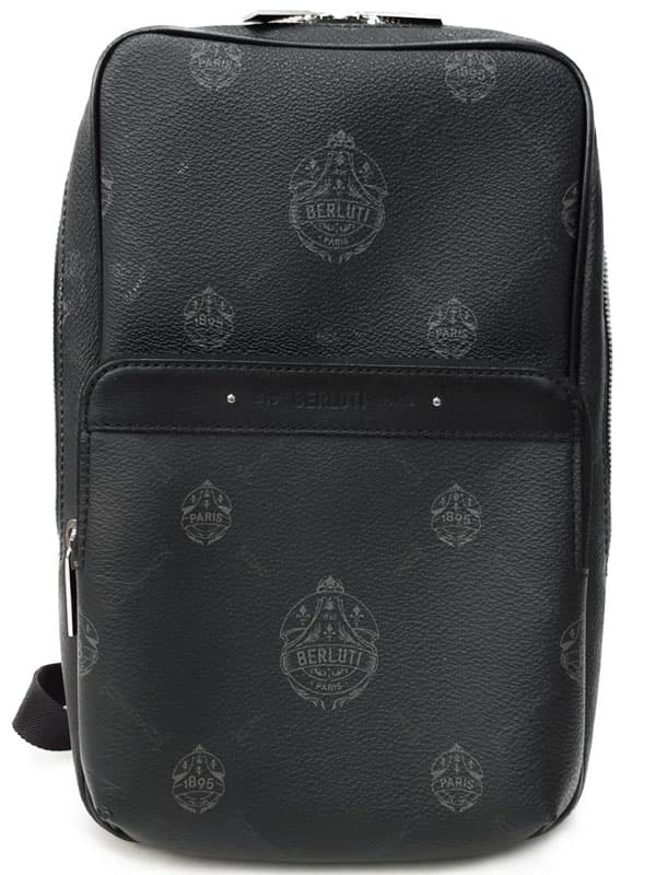 Berluti Berluti Canvas& Leather Discovery Crossbody Bag Men's 1 Week Warranty