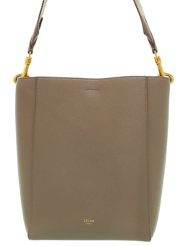 CELINE CelineSingle Bucket Small 189303AH4.18TP Ladies Shoulder Bag 1 Week Warranty