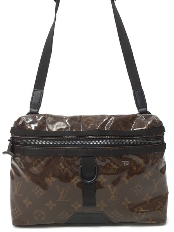 LOUIS VUITTON LOUIS VUITTONMonogram Gray Zu Messenger PM M43895 Men's Shoulder Bag 1 Week Warranty