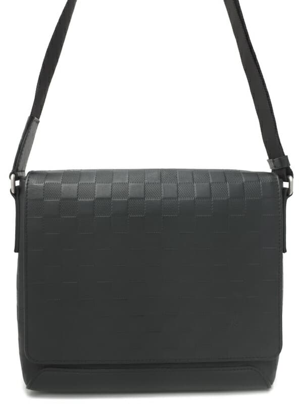 LOUIS VUITTON LOUIS VUITTONDamier Infini District PM N41033 Men's Shoulder Bag 1 Week Warranty
