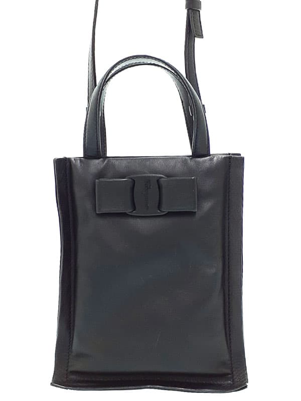 【Salvatore Ferragamo】Ferragamo『Vara Ribbon 2-Way Handbag』21 2988 Ladies 2-Way Bag 1 Week Warranty