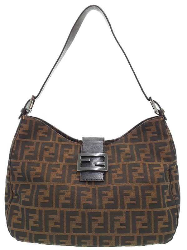 【FENDI】FENDI『Zucca Pattern Semi Shoulder Bag』8BR037 Ladies 1 Week Warranty