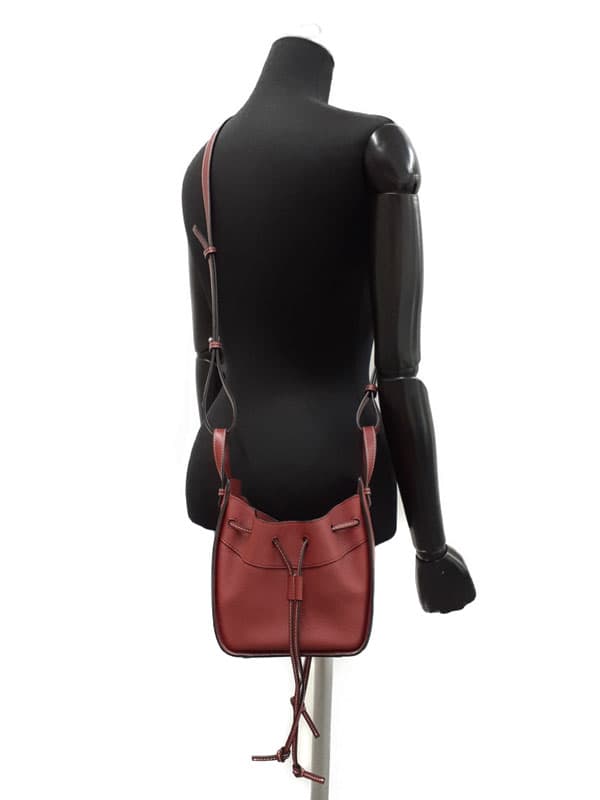 LOEWE LOEWEHammock Drawstring Bag Mini Ladies 2-Way Bag 1 Week Warranty 9