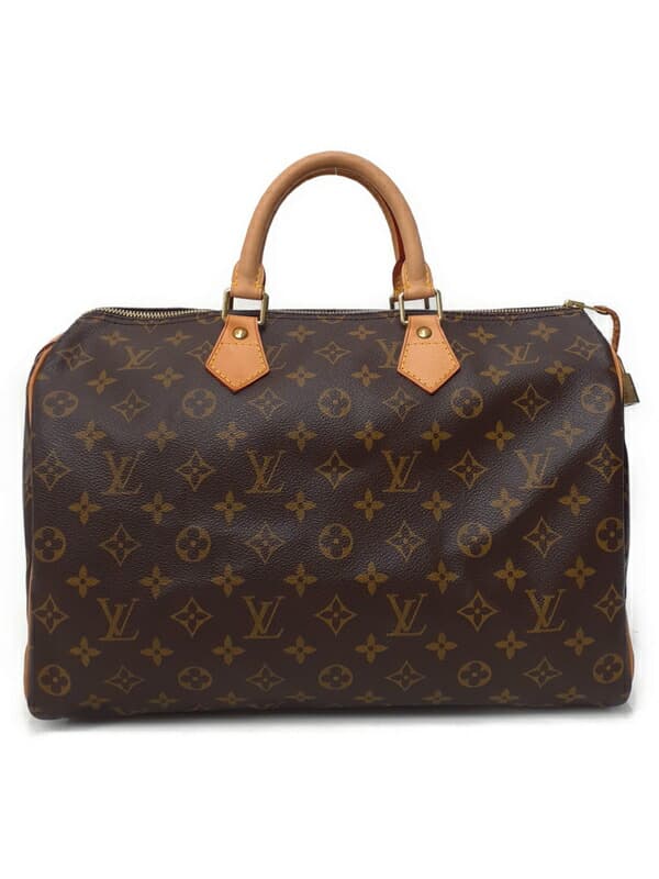 【LOUIS VUITTON】LOUIS VUITTON『Monogram Speedy 35』M41524 Ladies Handbag 1 Week Warranty