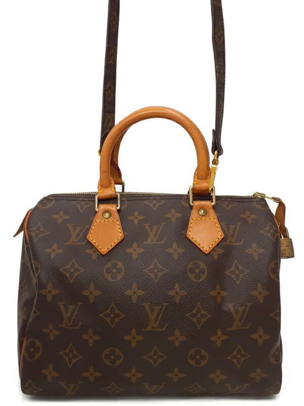 【LOUIS VUITTON】LOUIS VUITTON『Monogram Speedy 25』M41528 Ladies 2-Way Bag 1 Week Warranty