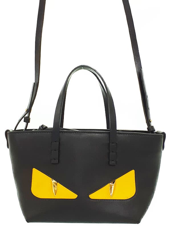 FENDI FENDIBag Bugs Roll Mini Bag 8BS096 Ladies 2-Way Bag 1 Week Warranty