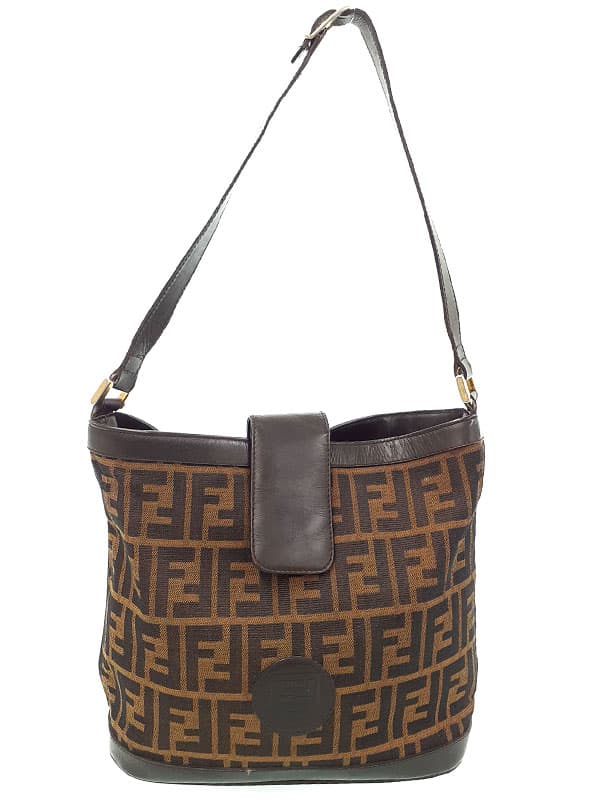 【FENDI】FENDI『Zucca Pattern Shoulder Bag』Ladies 1 Week Warranty