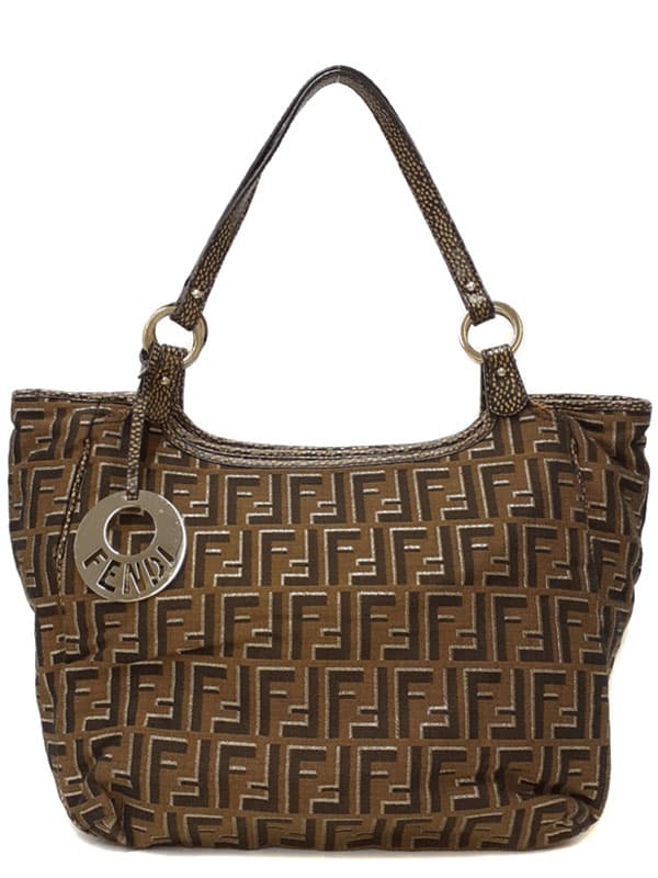 【FENDI】FENDI『Zucca Pattern Tote Bag』8BH187 Ladies 1 Week Warranty