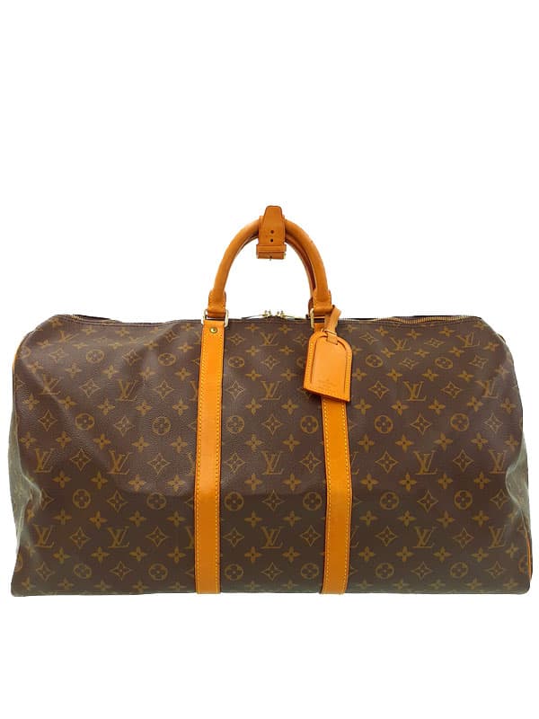 LOUIS VUITTON LOUIS VUITTONMonogram Keepall 55 M41424 Men's Ladies Boston Bag 1 Week Warranty