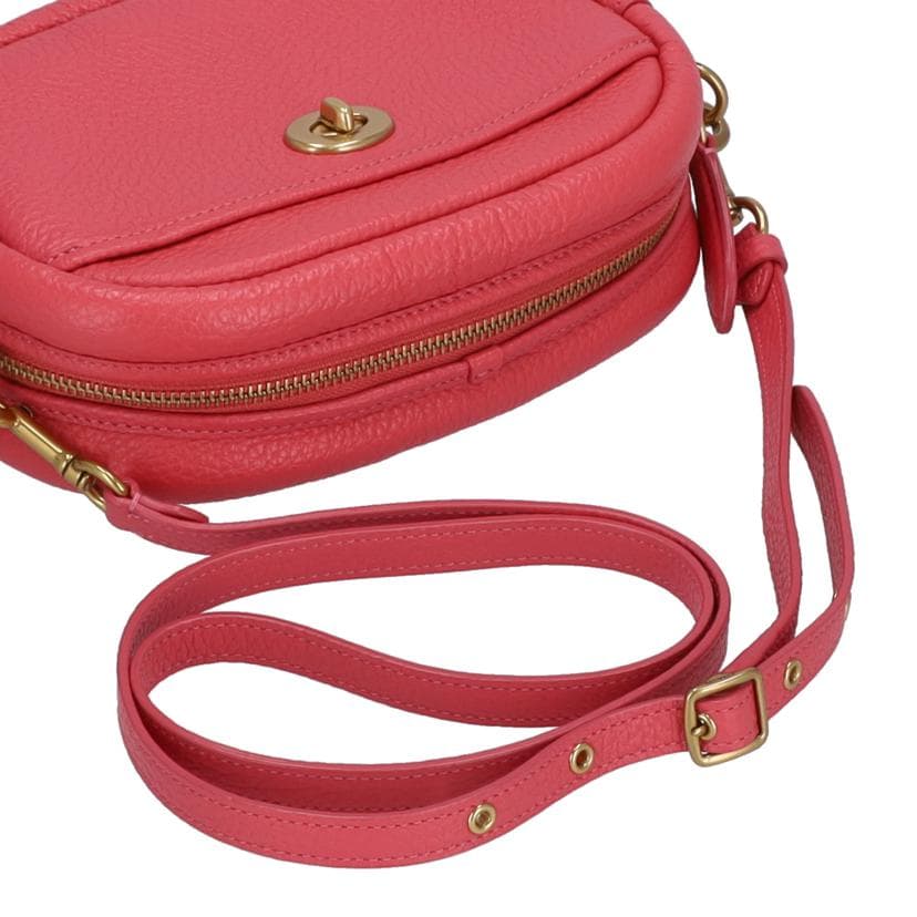 COACH Coach Pebble Leather Shoulder C4813 D21** Coach SA Rank 21Used C4813 5