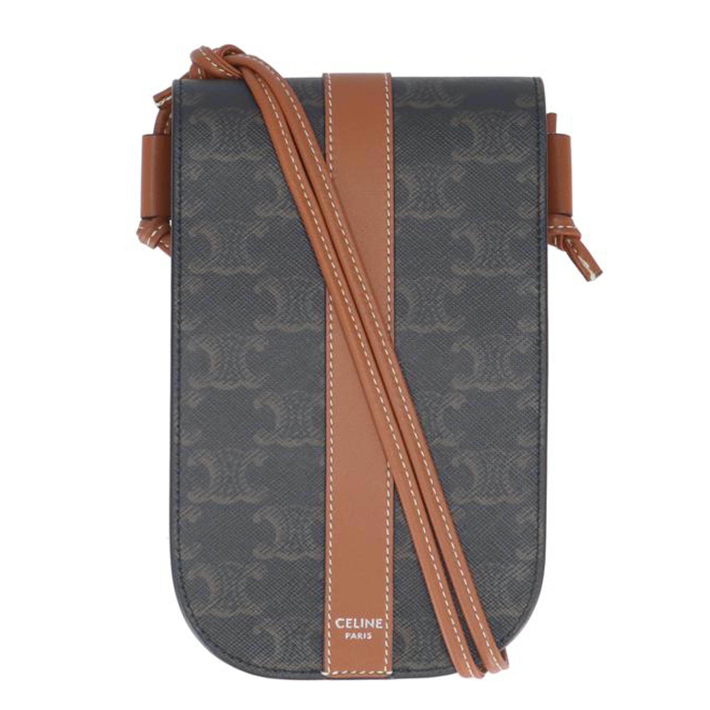 CELINE Celine Triomphe Mobile Shoulder Pouch 10H742 S-S****** SA Grade 18 2