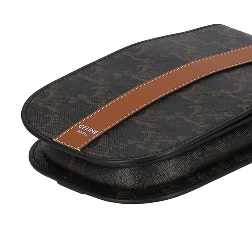 CELINE Celine Triomphe Mobile Shoulder Pouch 10H742 S-S****** SA Grade 18 4