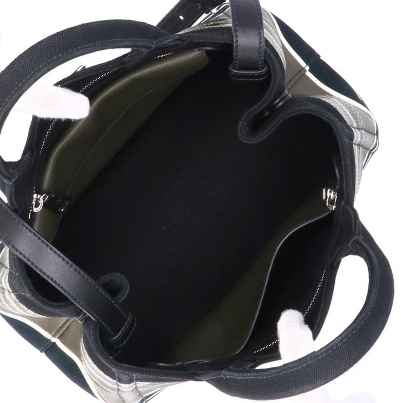 PRADA Canapa 2WAY Shoulder Bag Canvas × Leather 1BG439 117 AB Rank 18 [Used] 5