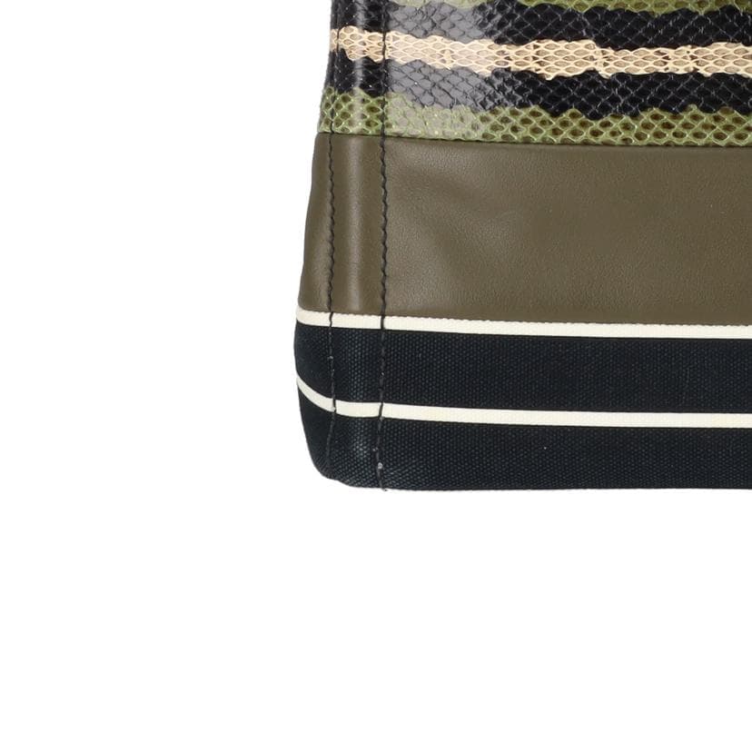 PRADA Canapa 2WAY Shoulder Bag Canvas × Leather 1BG439 117 AB Rank 18 [Used] 7