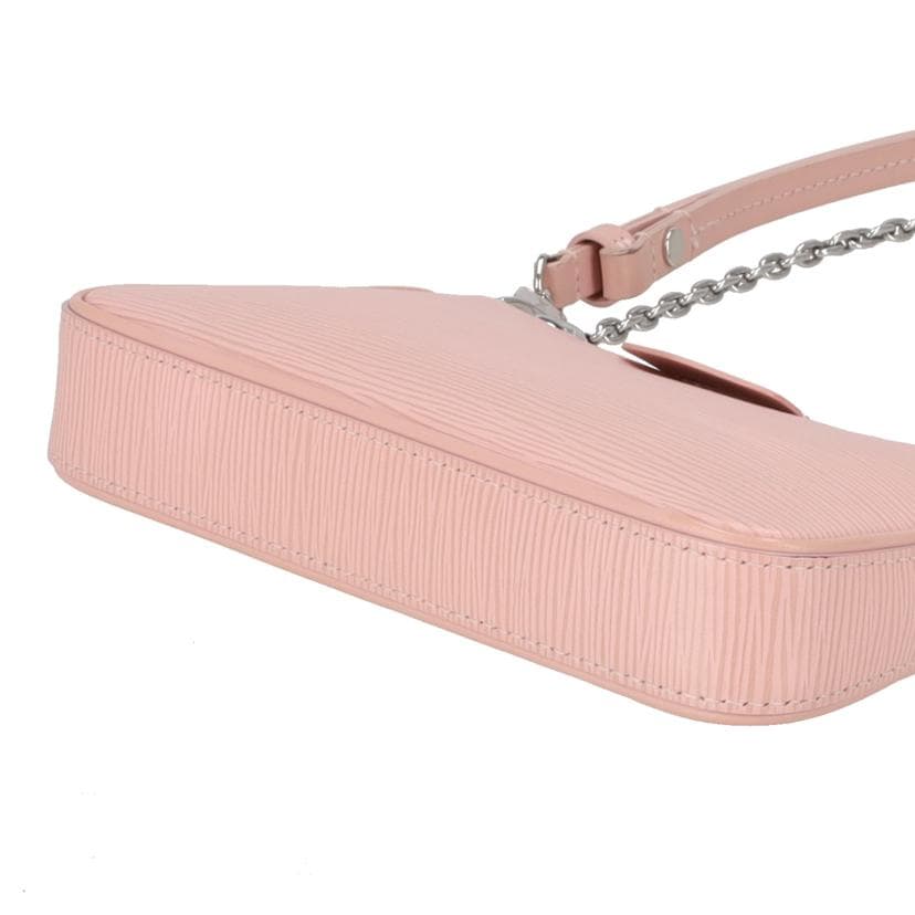 LOUIS VUITTON Easy Pouch Epi Rose Ballerine M80483 CT0*** AB Rank 88 [Used] 4