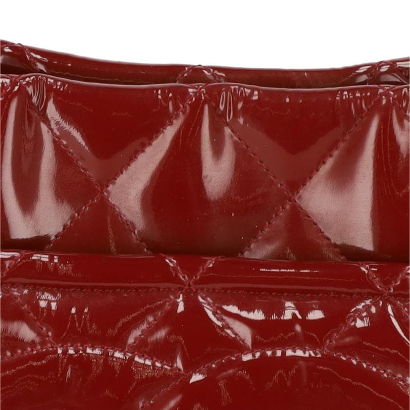 CHANEL CHANEL Chain Tote Bag Patent Leather 171***** B Grade 85 7