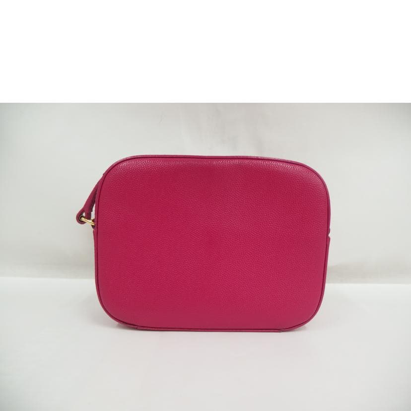 YSL Saint Laurent Logo Leather Mini Shoulder Bag Pink AB Rank 82 [Used] 3