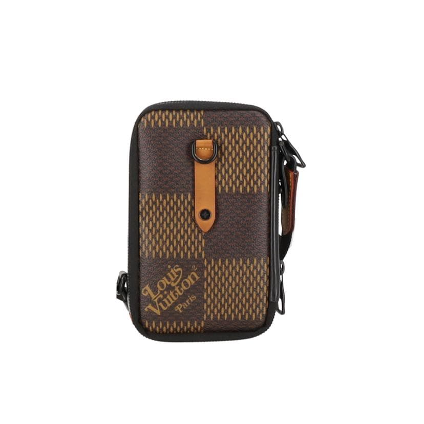 LOUIS VUITTON Double Phone Pouch N40377 RFI* AB Grade 19 3