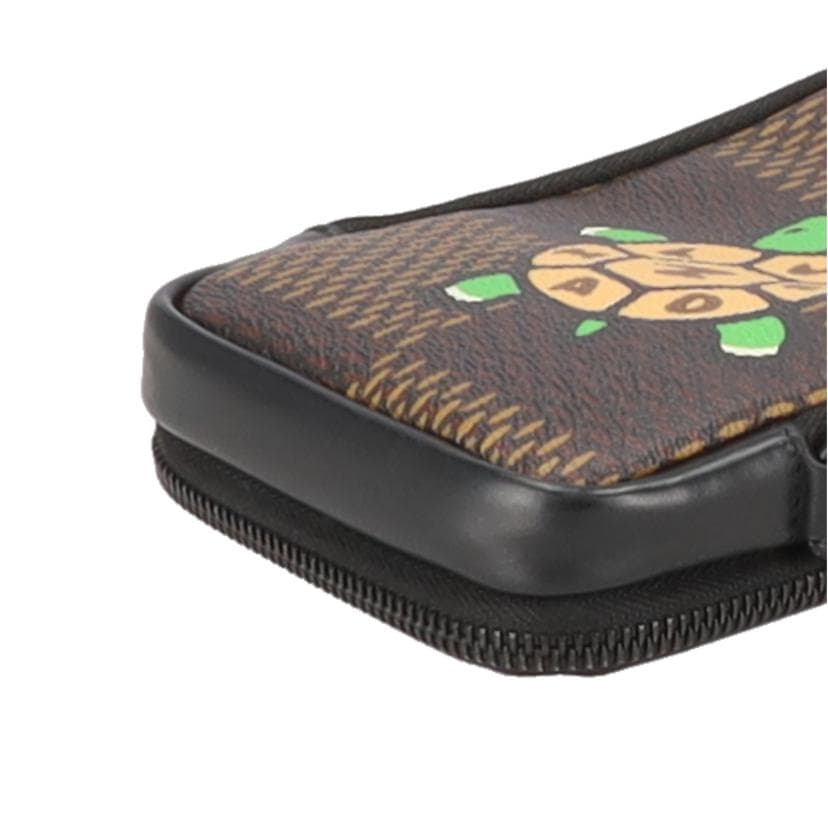 LOUIS VUITTON Double Phone Pouch N40377 RFI* AB Grade 19 4