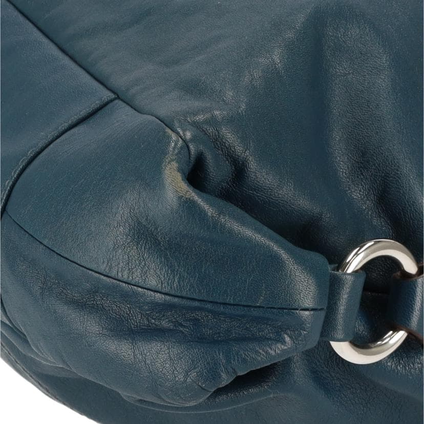 COACH Leather 2WAY Shoulder Bag Moss Green F19243 F12** AB Rank 18Used F19243 9