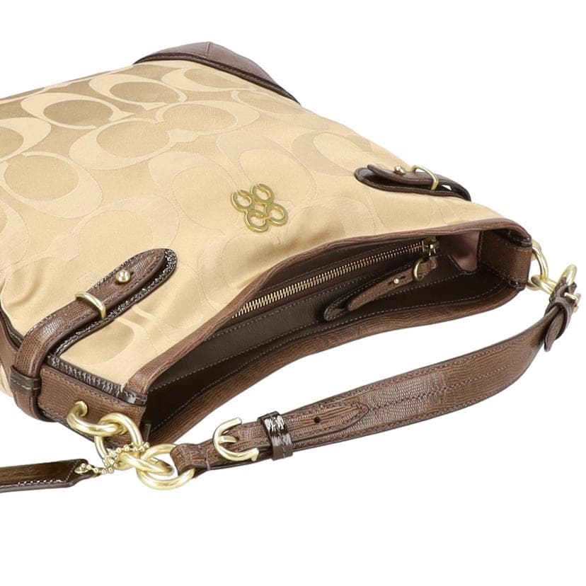 Coach Signature Semi-Shoulder Bag 16408 AB Rank 70 [Used] 16408 5