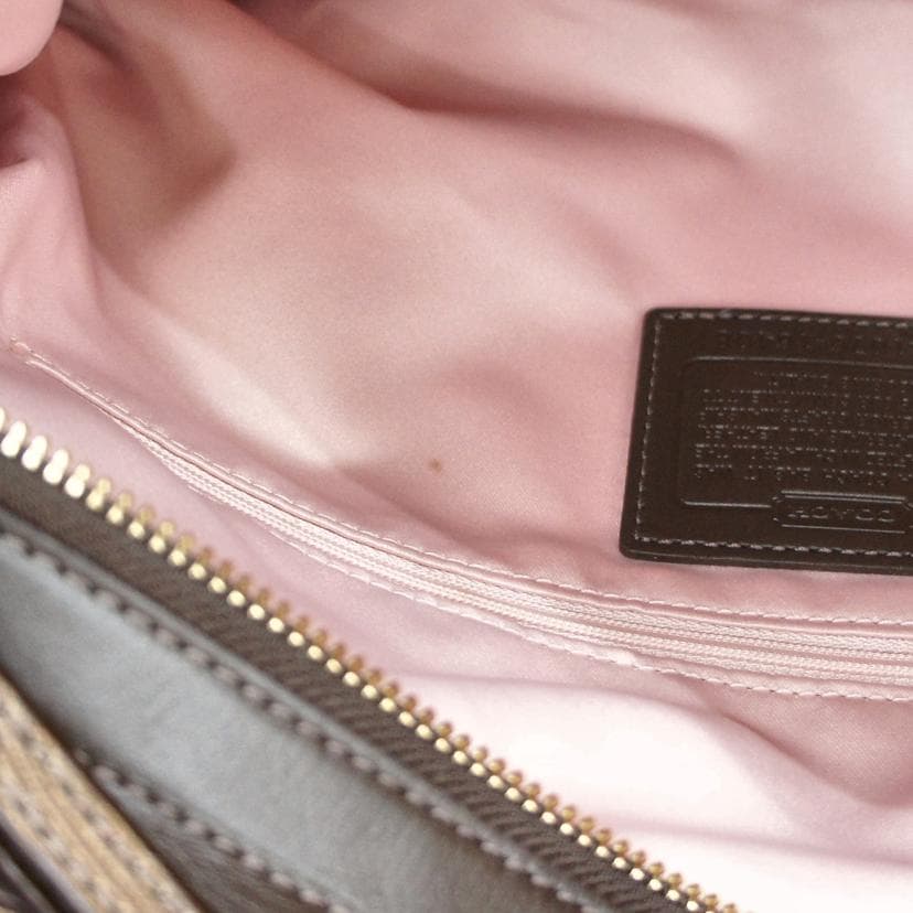 Coach Signature Semi-Shoulder Bag 16408 AB Rank 70 [Used] 16408 7