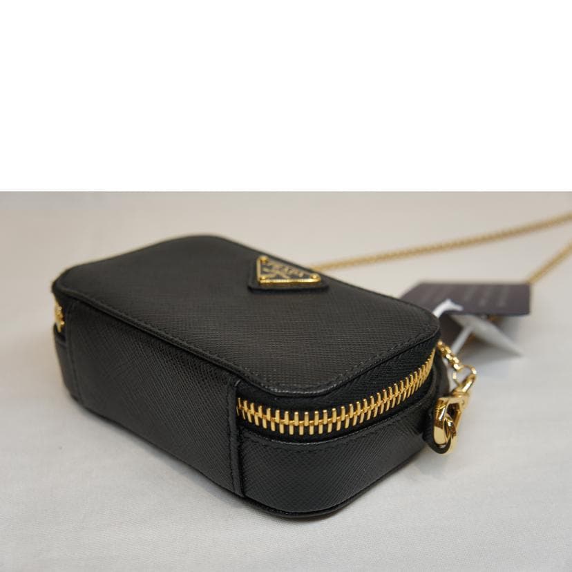PRADA Saffiano Leather Mini Chain Pouch 62 SA Rank 92Used 62 4