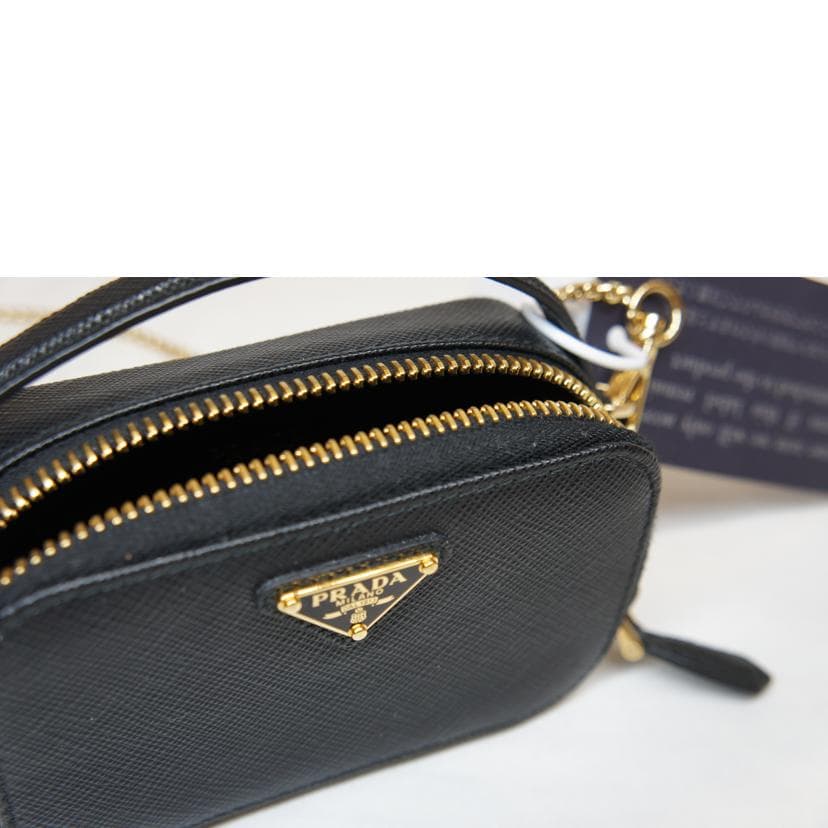 PRADA Saffiano Leather Mini Chain Pouch 62 SA Rank 92Used 62 8