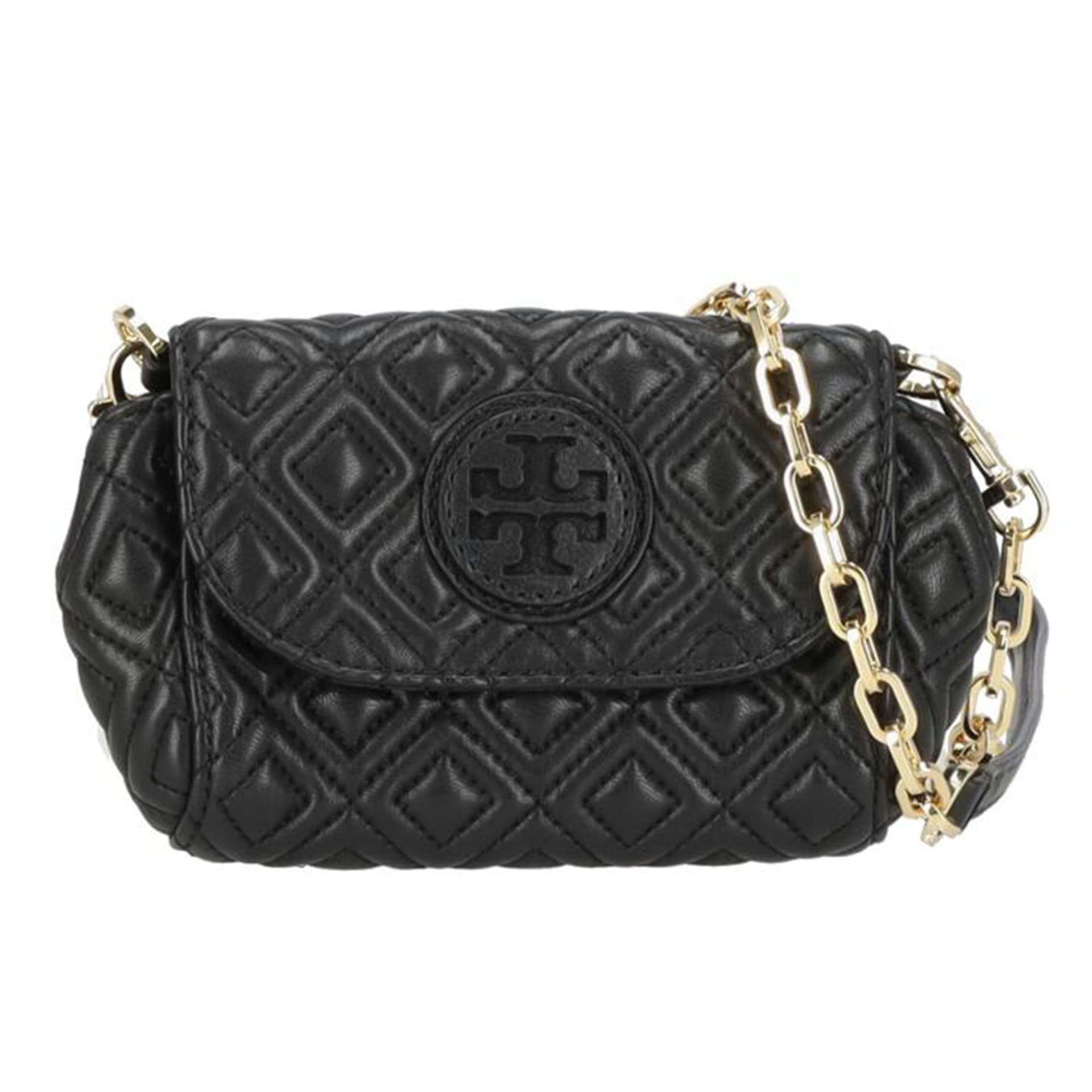 TORY BURCH Mini Shoulder Bag Black A Rank 18Used 2