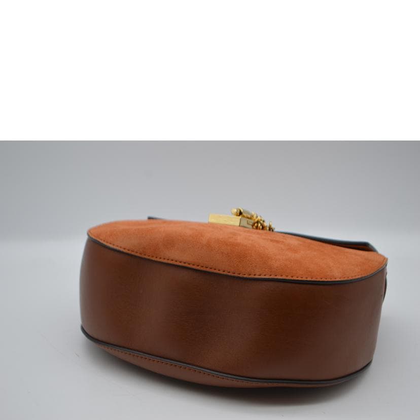 Chloe Drew Suede Leather Brown 3S1032-H51 03 ********** AB Rank 89 [Used] 4