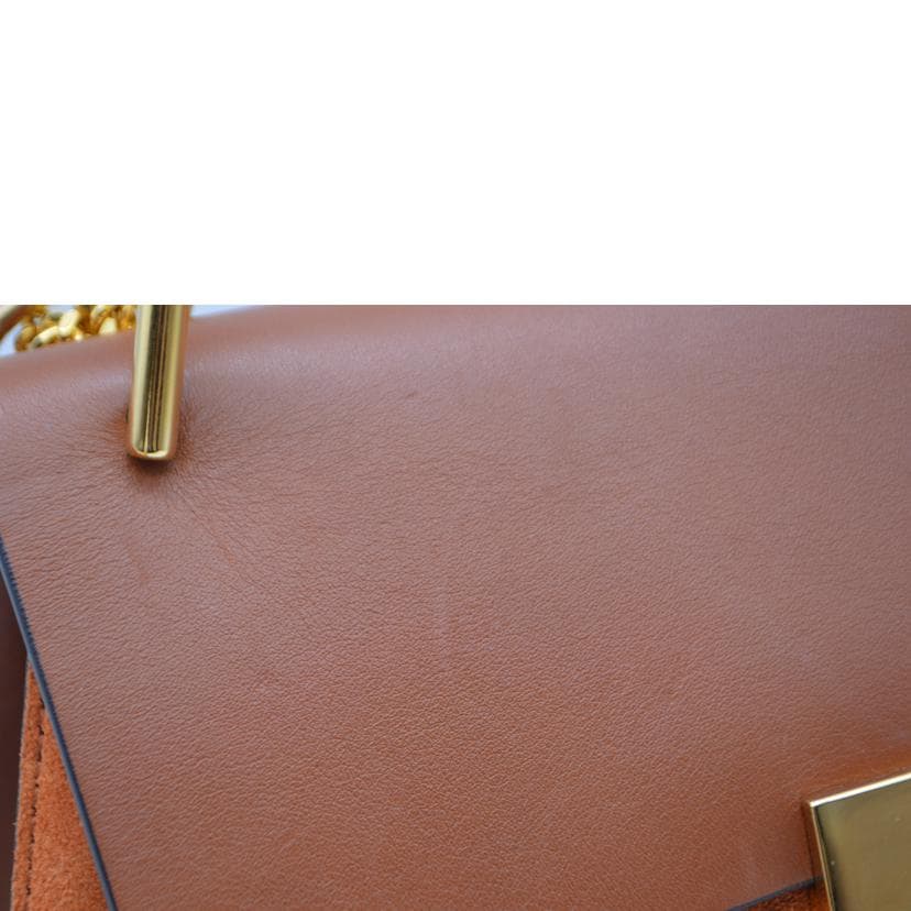 Chloe Drew Suede Leather Brown 3S1032-H51 03 ********** AB Rank 89 [Used] 8