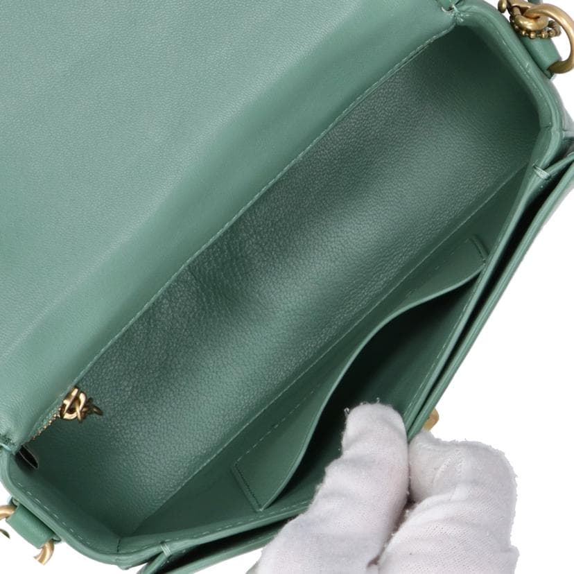 COACH Quilted Dinky 18 with Quilting C3843 B21** A Rank 06 [Used] C3843 6