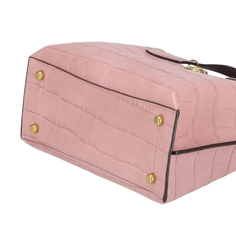 COACH Willow Tote 24 2WAY Bag Pink C8632 L21** A Rank 18Used C8632 4