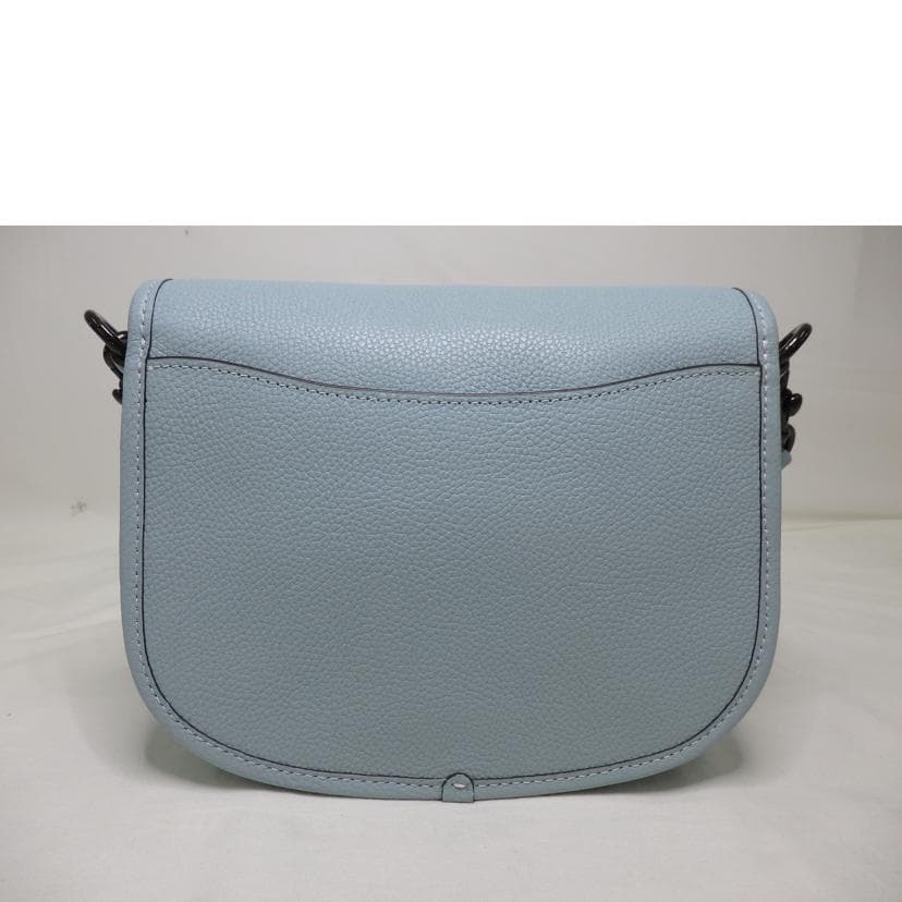 COACH Willow Saddle Bag Light Blue CA094 C22** A Rank 84 [Used] CA094 4