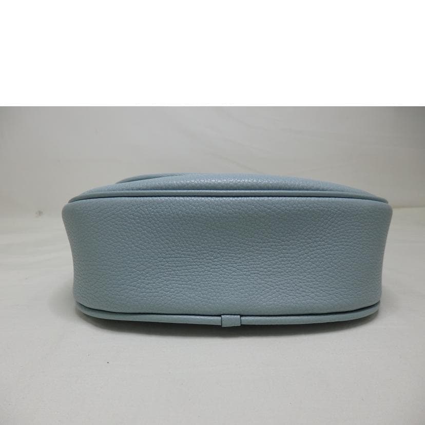 COACH Willow Saddle Bag Light Blue CA094 C22** A Rank 84 [Used] CA094 6