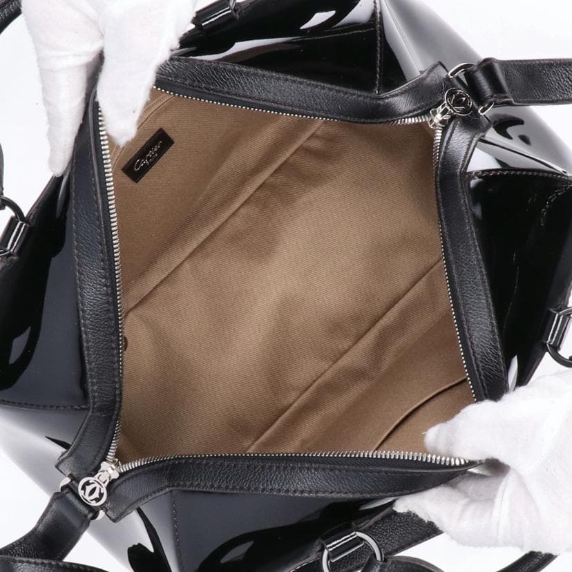 Cartier Marcello Patent Leather 2WAY Boston EU ** SA Rank 75 [Used] EU ** 5