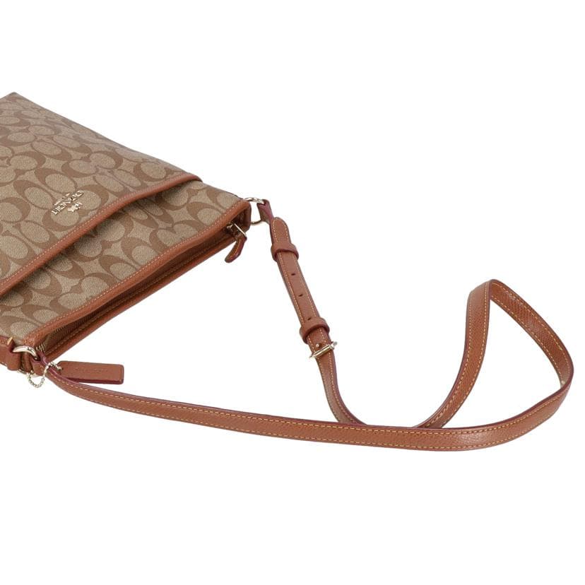 COACH PVC Signature Shoulder Bag F34938 B16** AB Grade 18 5