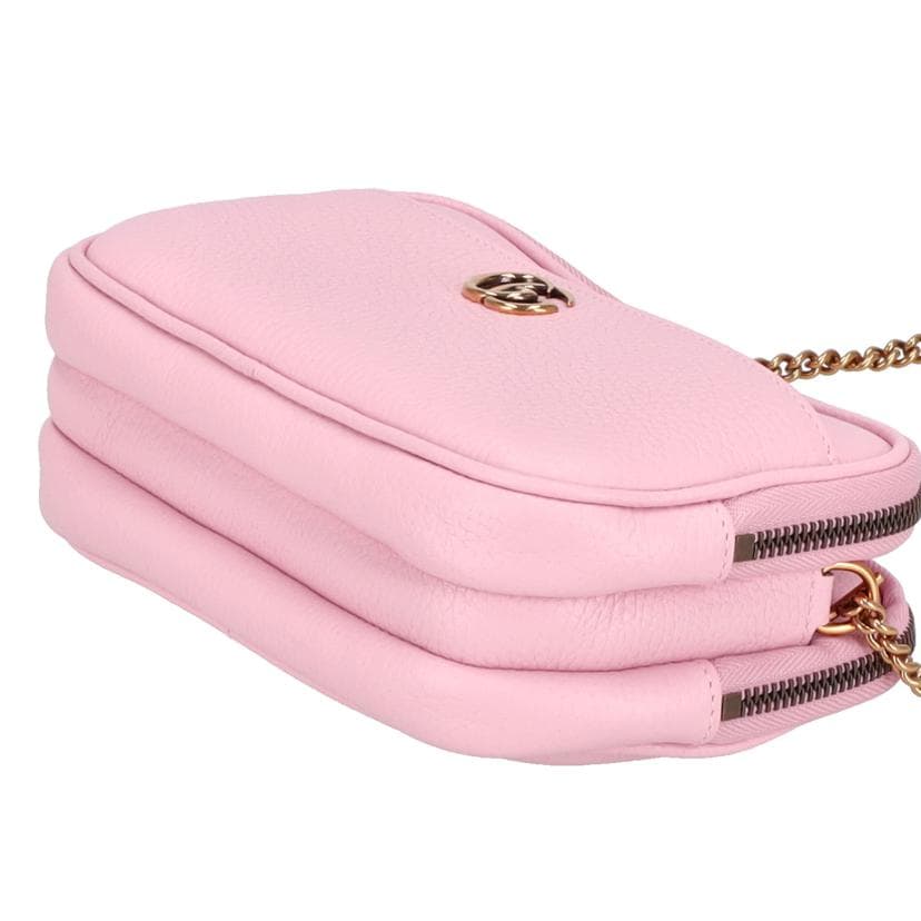 GUCCI GG Marmont Double G Bamboo Chain Shoulder Bag 772778 A Rank 09 [Used] 4