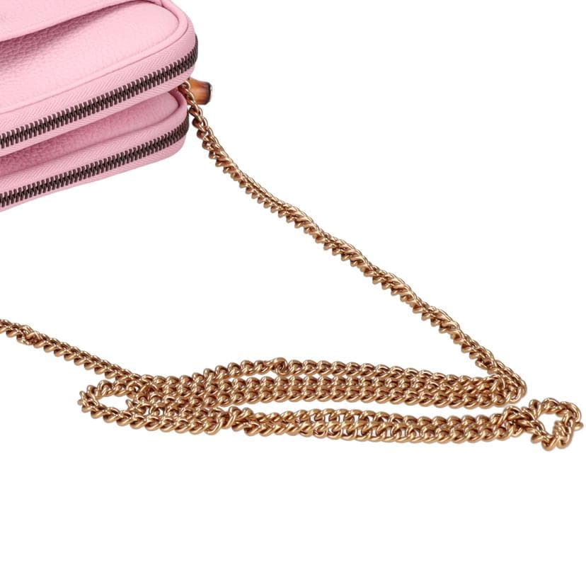 GUCCI GG Marmont Double G Bamboo Chain Shoulder Bag 772778 A Rank 09 [Used] 5