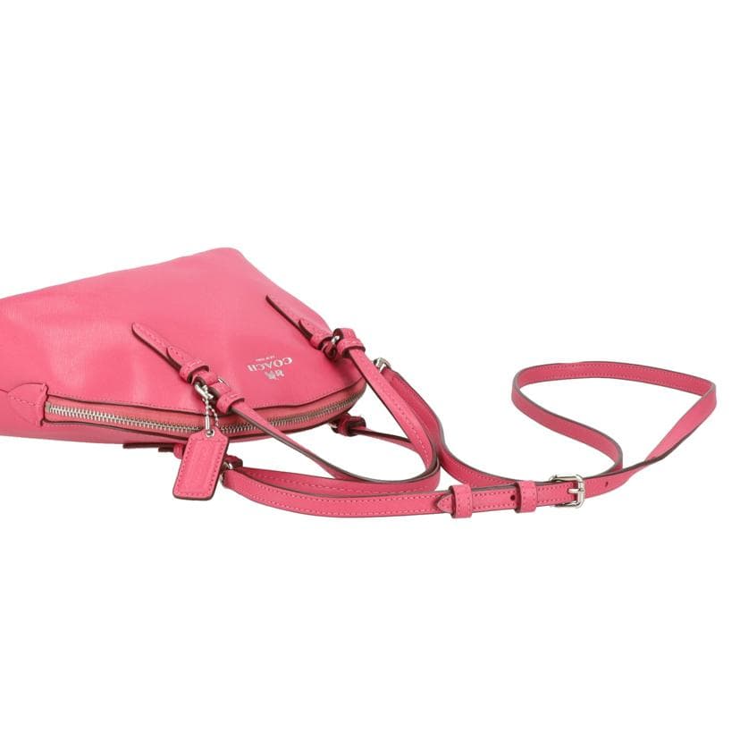 COACH 2WAY Shoulder Bag Pink AB Rank 18 [Used] 5