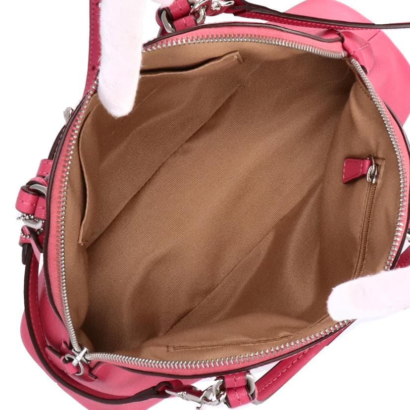 COACH 2WAY Shoulder Bag Pink AB Rank 18 [Used] 6
