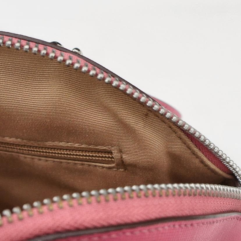 COACH 2WAY Shoulder Bag Pink AB Rank 18 [Used] 7