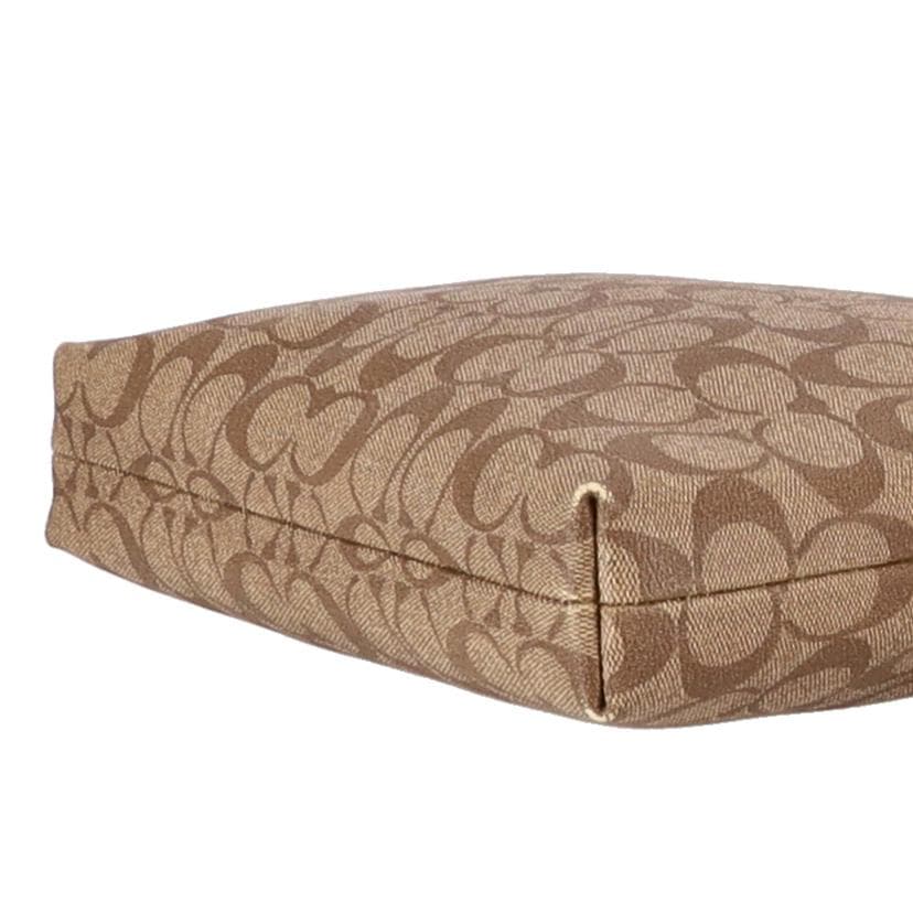 COACH PVC Signature Shoulder Bag F58297 D17** AB Rank 18 [Used] F58297 4