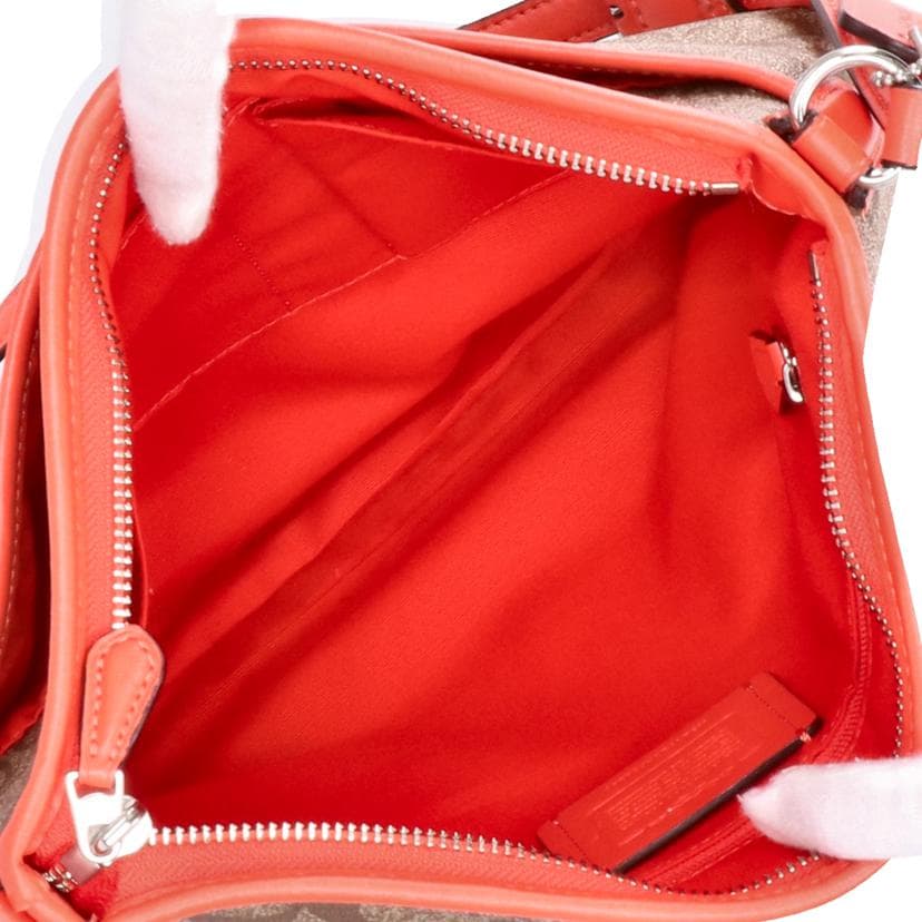 COACH PVC Signature Shoulder Bag F58297 D17** AB Rank 18 [Used] F58297 6