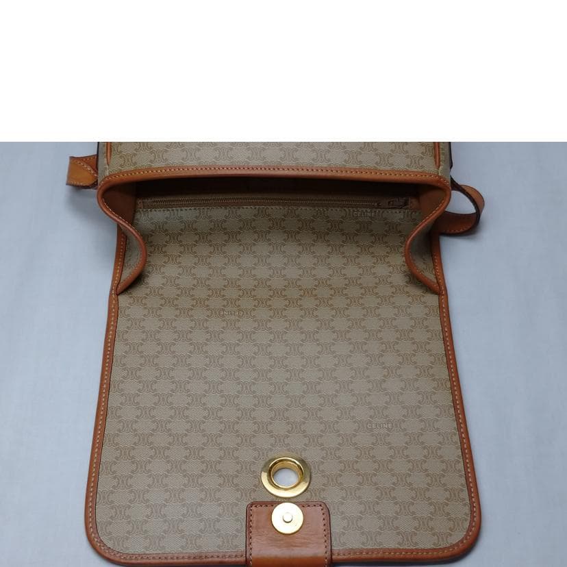 CELINE Celine Macadam Pattern Circle Logo Shoulder Bag M13 BC Rank 52 [Used] M13 9