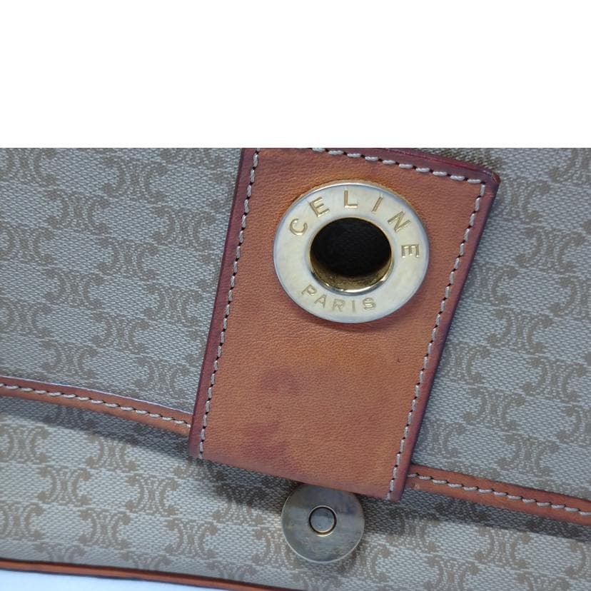 CELINE Celine Macadam Pattern Circle Logo Shoulder Bag M13 BC Rank 52 [Used] M13 10