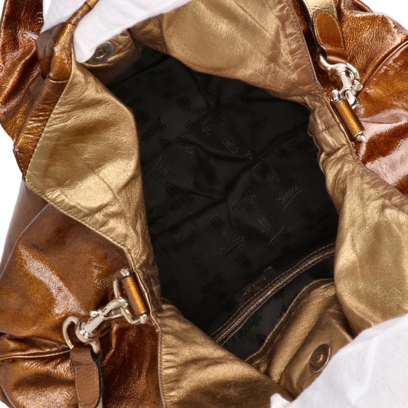 GUCCI Hysteria Patent Leather 2WAY Bag 197016 001*** AB Rank 91 [Used] 197016 5